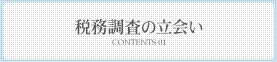 税務調査の立ち会い